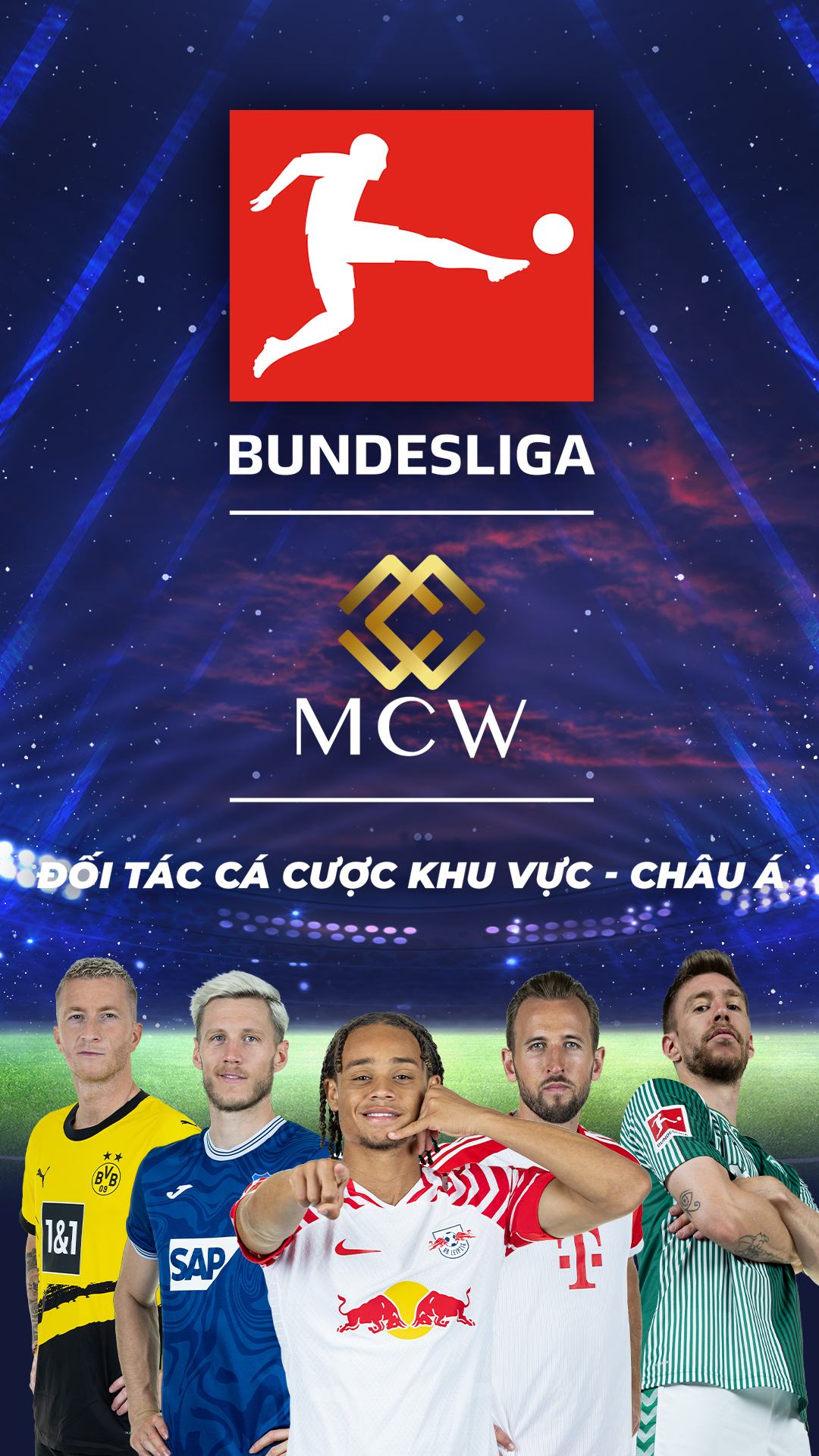 Bundesliga International hợp tác với Mega Casino World ở Châu Á