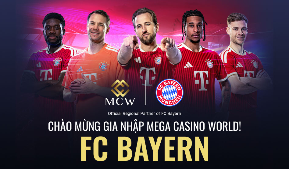 FC Bayern ký thỏa thuận hợp tác 3 năm với thương hiệu iGaming Châu Á - Mega Casino World